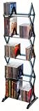 CD/DVD 130 Contemporary Floor Storage Rack