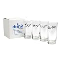 Set of 4 Eyeglasses Drinking Glasses