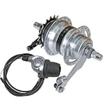 Shimano Nexus SG-7C18 7-Speed Coaster Brake - 36H - Silver - w Revo Twist Shifter