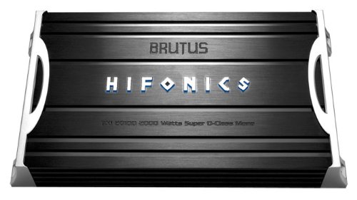 Hifonics Brutus BXI2010D 2000 Watt D-Class Mono Amplifier.