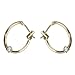 14K Gold Hoops with 2.5-mm. Cubic Zirconias