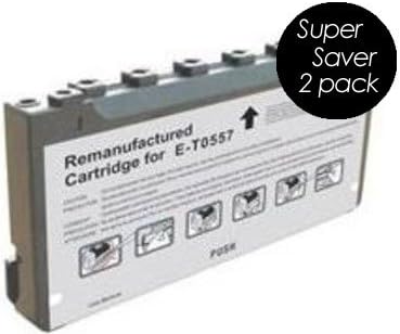 2 pack of Epson T5570 (T55270) Color Remanufactured Ink Cartridges