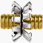Gilmour Mfg 1/2 Hose Brass Clinch Mender C12HMB10