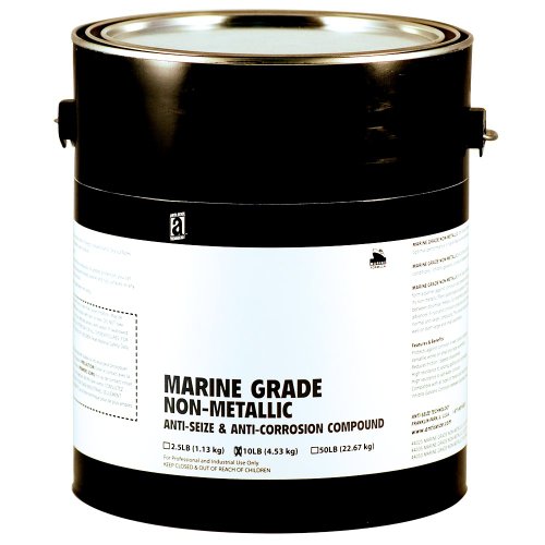 MARINE GRADE 44035 Non Metallic AntiSeize Compound, 160 oz., Brown