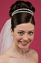 Chantilly Tiara: Double Strand of Brilliant Crystals and Rhinestones
