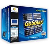 GoSolar! - 42W Portable Folding Solar Charger Kit - Charge Laptops, Phones & Batteries - Includes Li-Ion Battery, Jumper Cables, DC Inverter and 42 Watt Folding Panel - By California Solar Accessories