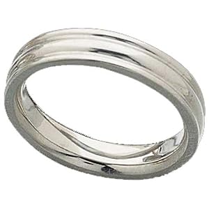 Platinum Comfort Fit Design Men's Wedding Band