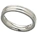 Platinum Comfort Fit Design Men's Wedding Band