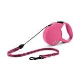Flexi Classic Lead 16-Feet Small Cord for Dogs up to 26-Pound, Pink