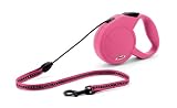 Flexi Classic Lead 16-Feet Small Cord for Dogs up to 26-Pound, Pink
