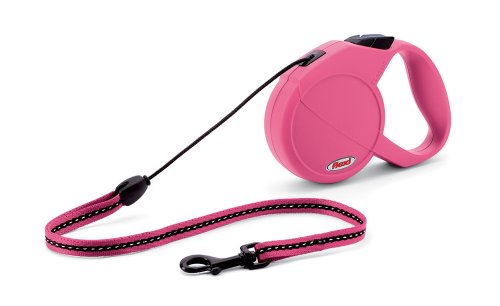 Flexi Classic Lead 16-Feet Small Cord for Dogs up to 26-Pound, Pink