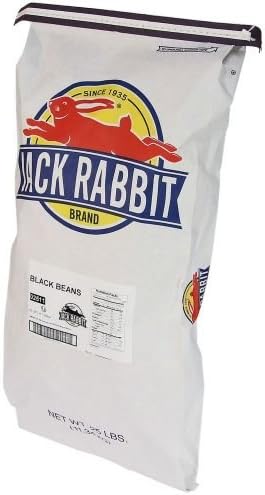 Jack Rabbit Black Beans - 25 lb. package, 1 package per case