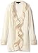 Derek Heart Big Girls' 7GG Tie-Front Ruffle Cardigan