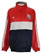 New Jersey Nets NBA Warm Up Track Jacket Red White Navy