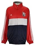 New Jersey Nets NBA Warm Up Track Jacket Red White Navy