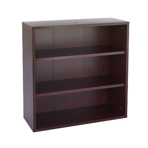 Safco Apres Modular Storage Open Bookcase, Mahogany