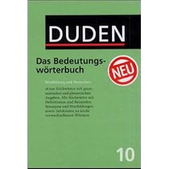 Der Duden in 12 Bänden: Der Duden, 12 Bde., Bd.10, Duden Bedeutungswörterbuch: Der Duden in 12 Banden: Bd 10 (Der Duden in 12 Banden) (Gebundene Ausgabe)
