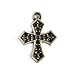 50Pcs Antique Brass Different Design Cross Charms For DIY Jewelry Making