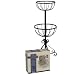 Gardman 2 Tier Flower Fountain Baskets Black