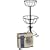 Gardman 2 Tier Flower Fountain Baskets Black