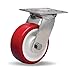 Hamilton S-STA-5NFZ Swivel STA 5X2 Poly-TECH WHL W/DEL 600 Stainless