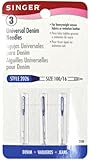 Singer Denim Machine Needles, Size 100/16, 3-Pack