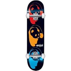 Enjoi 3 Blind Mice Complete Skateboard, 7.5-Inch by