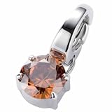 FOSSIL  JF85573040 Charm Anh&Atilde;&curren;nger Zirkonia braun