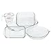 Pyrex Bakeware 5-Piece Baking Dish Set, Clear