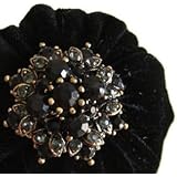 2" Black Velvet Emery Pincushions - Keep Your Needles Clean & Sharp