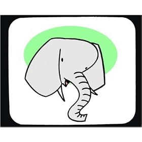 Decorated Mouse Pad with africa, wildlife, safari, elephant