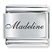 Jewelry : Name Madeline Italian Charms Bracelet Link