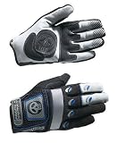 Pryme Trailhands BMX Gloves Youth Large Black/Grey/Blue