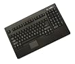 Adesso Rackmount Black PS/2 Keyboard with Glidepoint Touchpad