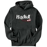 Handball Is In My Blood Sports Mens Hoodie (Dark Silver, Sizes X-Small - XXX-Large)