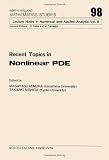 Recent Topics in Non-Linear Partial Differential Equations V-6, #98