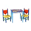 Car Crazy Table with 2 Chairs Set