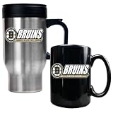 Boston Bruins Coffee Cup & Travel Mug Gift Set