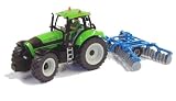 Eigenschaften SIKU / Siku Farmer Serie SET bestehend aus Siku Farmer Plus 4453 Deutz Agrotron und Siku Farmer 1950 Scheibenegge im Maßstab 1:32