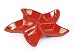 Chantal Star Segmented Serving Dish, Red