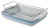 Jamie Oliver's Vintage Chic 8-Portion Roaster with Rack