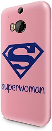 Superwoman Supergirl Pink Hard Plastic Htc One M8 Phone Case Cover