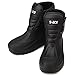 New Mens Black Warm Waterproof Winter Snow Rain Boots
