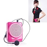 from Koolertron Aker N74 Waistband Voice Amplifier Microphone Speaker Voice Amplifier 15watts Red, Portable, for Teachers, Coaches, Tour Guides, Presentations, Costumes, Etc. By Koolertron Model CB-SOUE01-RD
