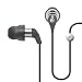 MAXIMO iP-HS5 iMetal Enhanced Definition Isolation Headset for iPhone,3G,S, BlackBerry, and Smartphone