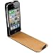 mumbi Premium Ledertasche Flip Case f�r iPhone 4S 4