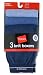 Boys Hanes 3 Pair Exposed Waistband Knit Boxer - B539AM