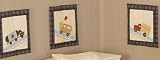Teddy Trucks Wall Hanging - Set of 3