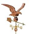 41" Grand Luxury Polished Copper Eagle Weathervane