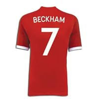 England Beckham #7 Away Soccer Jersey Size Large
